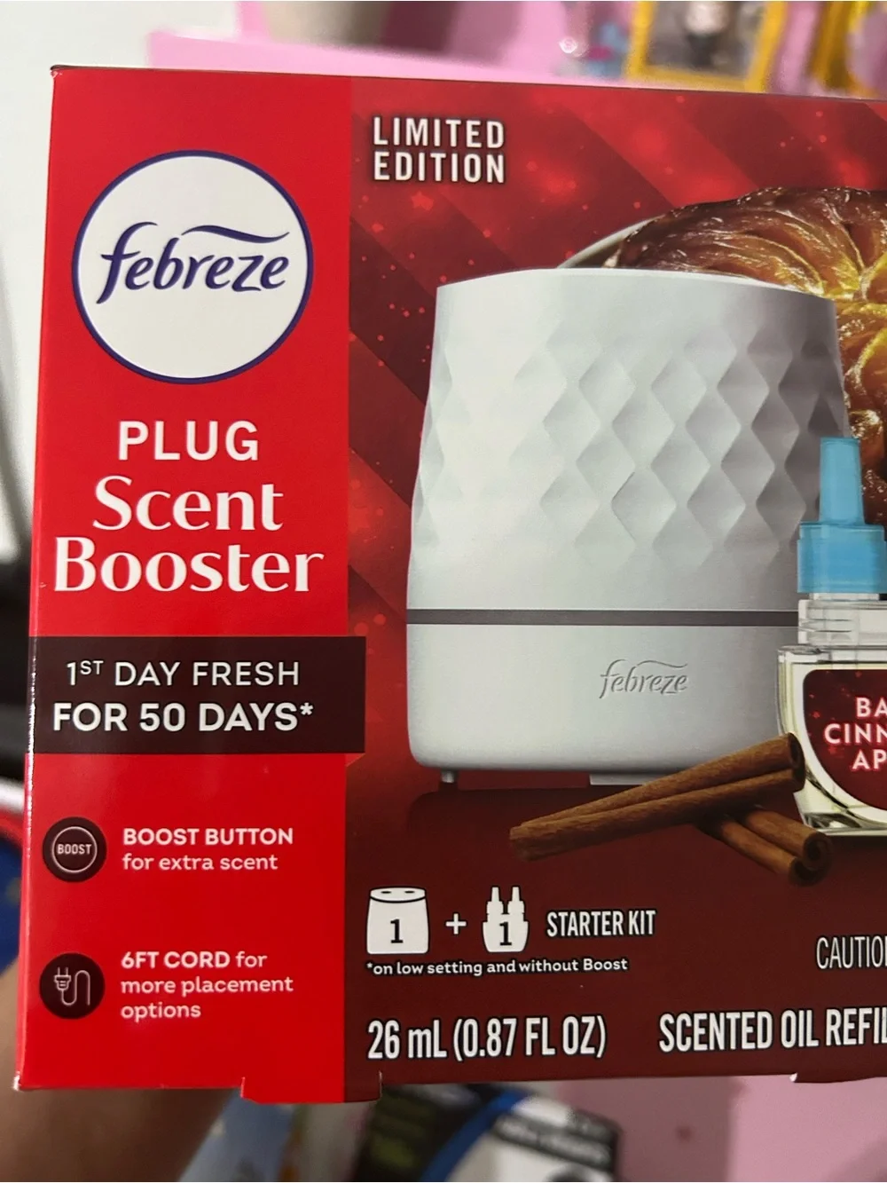 Febreze Plug Scent Booster Starter Kit - Red